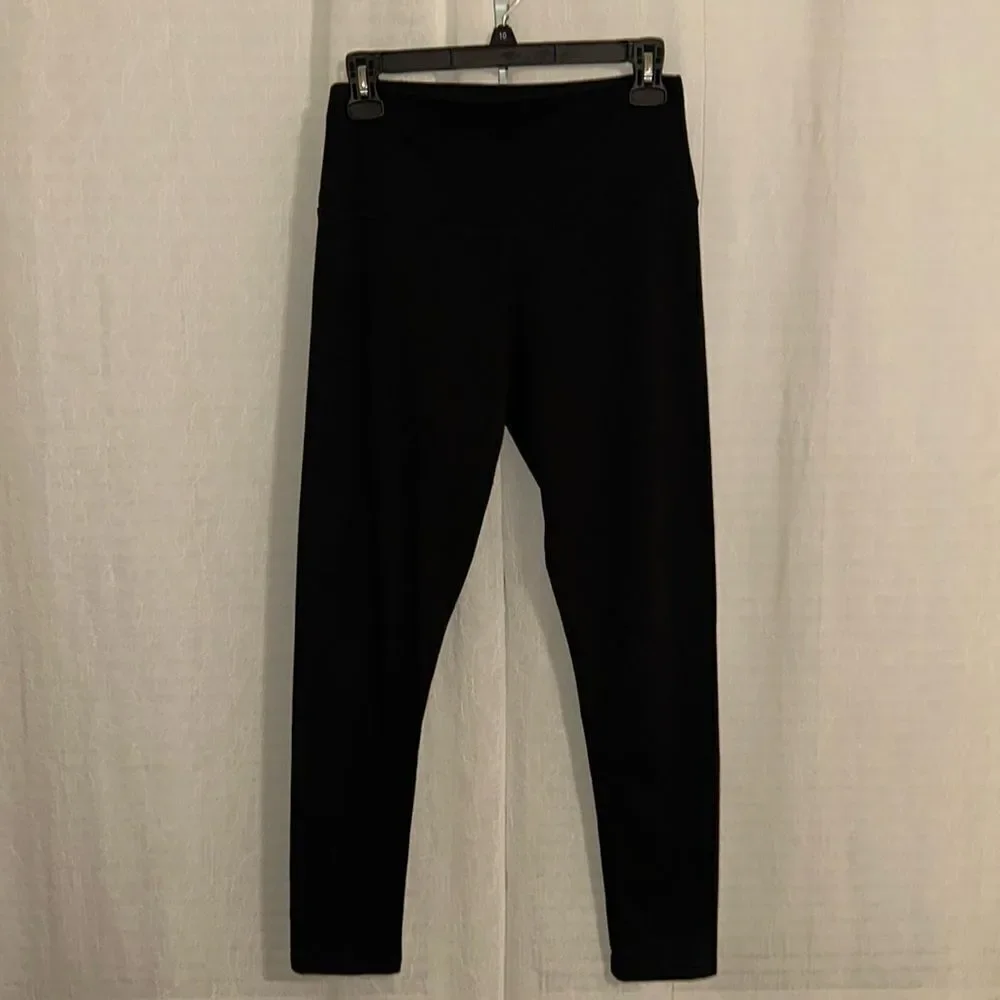 aerie MP 26” Black Cotton Active Lounge Leggings - Picture 2 of 9